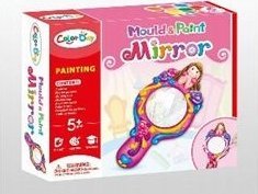 Leantoys Creative Plastic Mirror Mould Gipsfarver