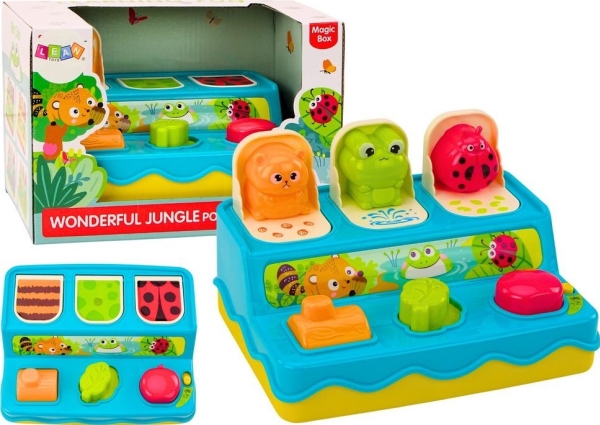 Leantoys Kinder Pop Up Tier Spiel Lichter Töne