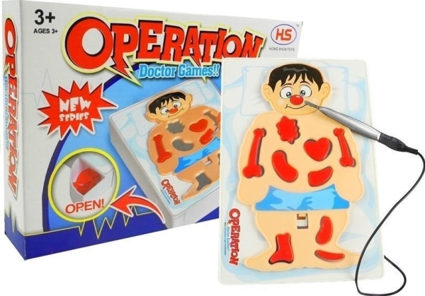 LeanToys Pedagogiskt Operation Little Doctor Patient-spel | Skola & Hobby - Till skolväskan - Övriga | GameStuff