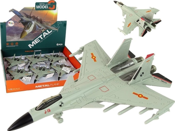 LeanToys jagtfly Naped Frykcyjny 1:72 grå