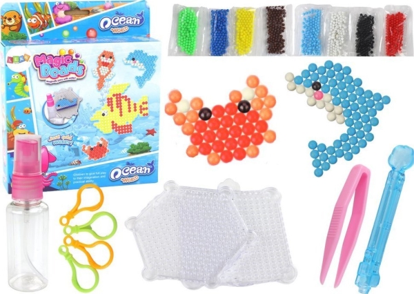 LeanToys DIY Vattenpärlor Magiska pärlor 8 färger Havsdjur | Leksaker - Kreativitet - Pärlor | GameStuff
