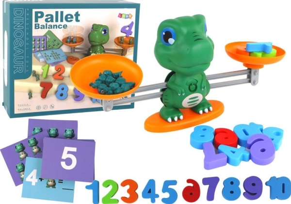 Leantoys Lernspielzeug Dino Gewicht/Handlungs-Mathematik (16672)