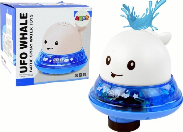 LeanToys Spouting Whale med bas Badleksak Vit | Trädgården - Pools & Vatten spel - Vattenleksaker | GameStuff