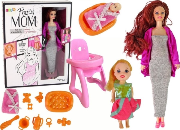 Lean Toys Nėščia Lėlė