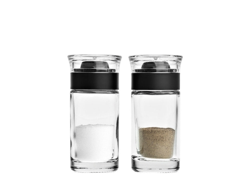 LEONARDO Cucina, Set med salt- och pepparströare, Transparent, CUCINA, 40 ml, 4,3 cm, 43 mm | Bordssättning - Tillbehör för bordet - Salt och peppar | GameStuff