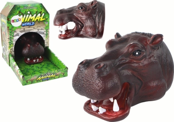 LeanToys Hippo Animal Hand Pack