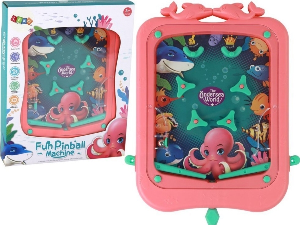 Leantoys Arcade Mini Pinball Spiel Rosa