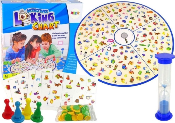 Leantoys Brettspiel Detektiv Wahrnehmungssucher