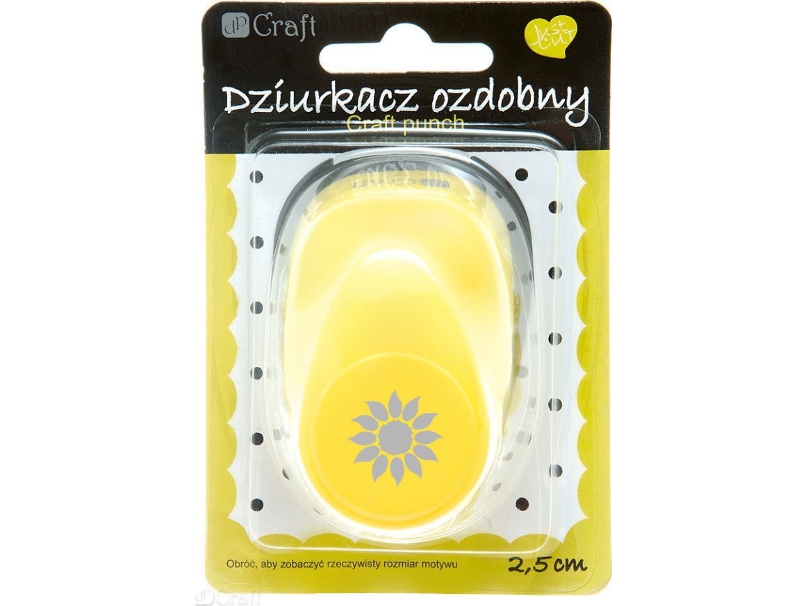 Dekorative Stanze 2,5 Cm Sonnenblume