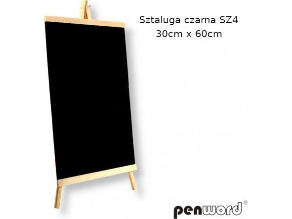 Kynäsana MUSTA SZ4 30cm x 60cm Kynäsana