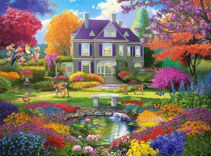Castorland-Puzzle 3000 Elemente "Garten Der Träume"