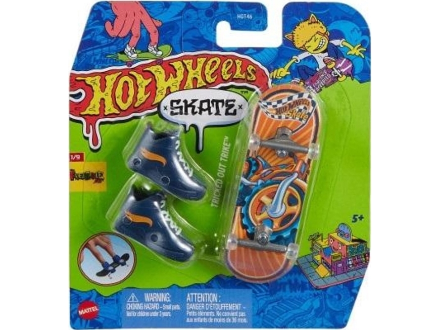 Mattel Hot Wheels Skateboard + Skor Hvj87