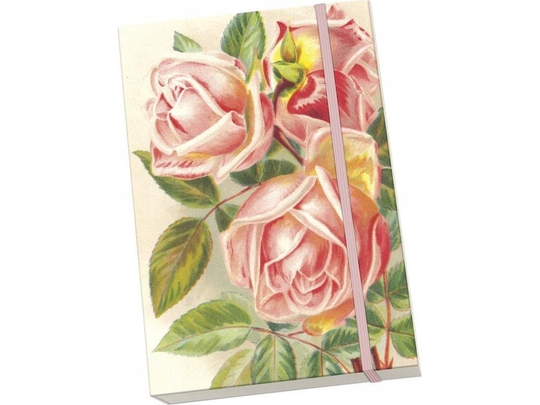 Skona Ting Dekoratives Notizbuch A5 Stnote 123 Rosa Rosen