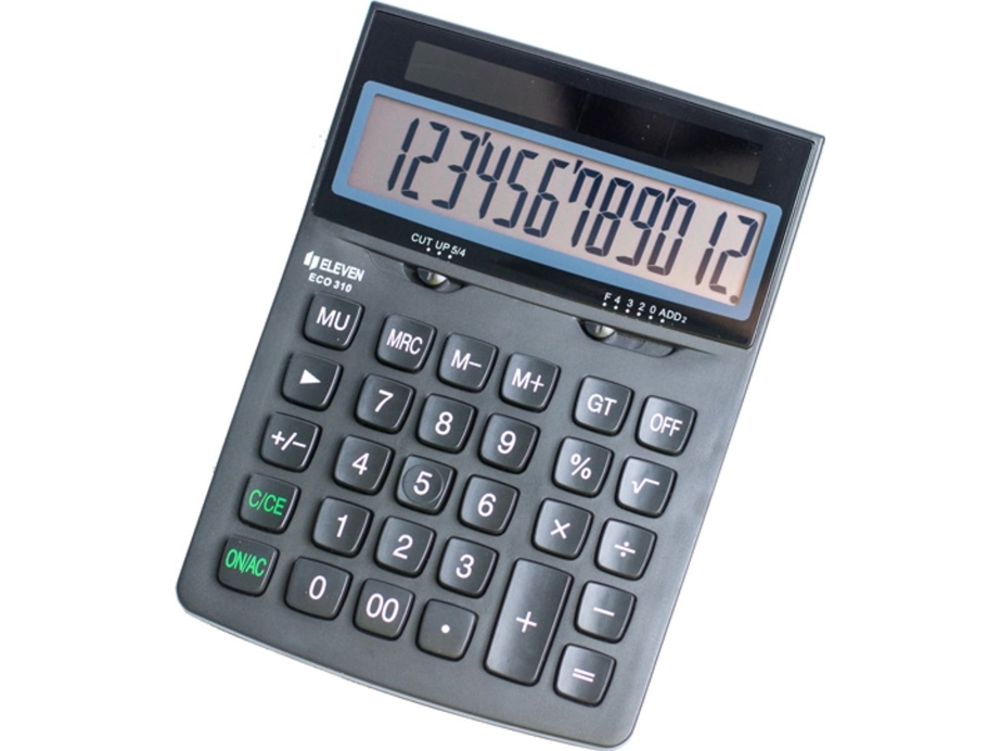 Eleven Eleven Taschenrechner Ecc-310 12-Stellige Anzeige