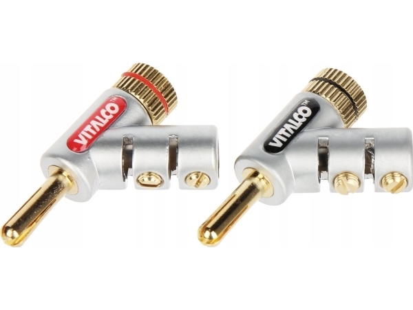 Vitalco Para Bananstik/Bananplug Hq/Katsæt Ban-Plug-Hq/Kat Rød + Sort