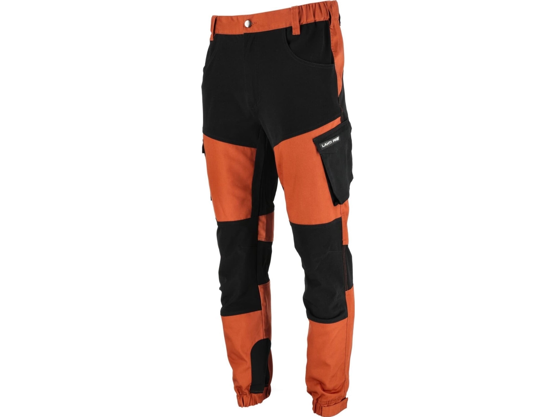 Lahti Pro Stretch Ceglasto-Sort Shorts, "2Xl",Ce,Lahti