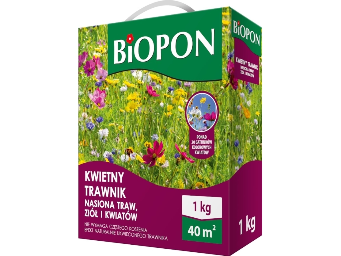 Biopon BLOMSTERODLING - EN BLANDNING AV GRAS-, ÖRTS- OCH BLOMSTERFRÖER 1KG | Trädgården - Jord & Växter - Frön & lök | GameStuff