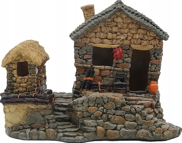 Aqua Nova AQUA NOVA dekoration hus 13x10x10 cm