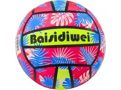 LeanToys Gummibold Bright Leaf Pink og Blå 24 cm LEAN TOYS