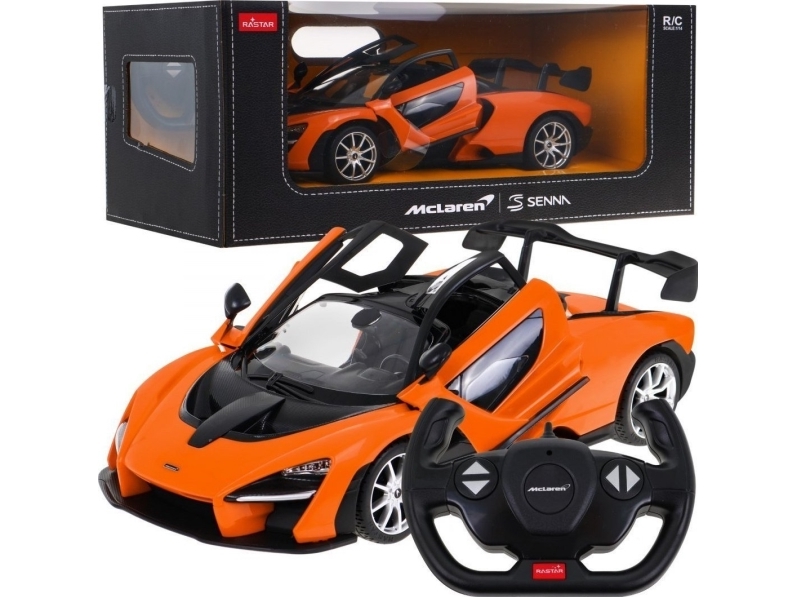 Rastar R/C 1:14 Mc Laren Senna Weiß &Amp Orange