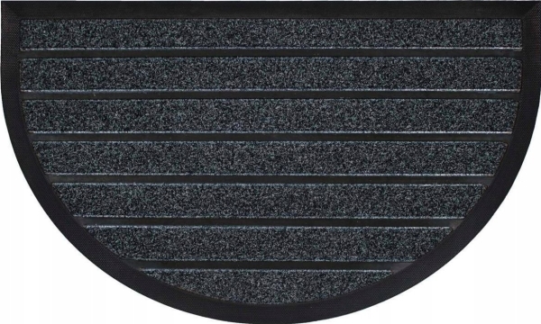 Douceur d`Interieur GALETS gummidørmåtte, halvmåne, PVC, 45 x 75 cm