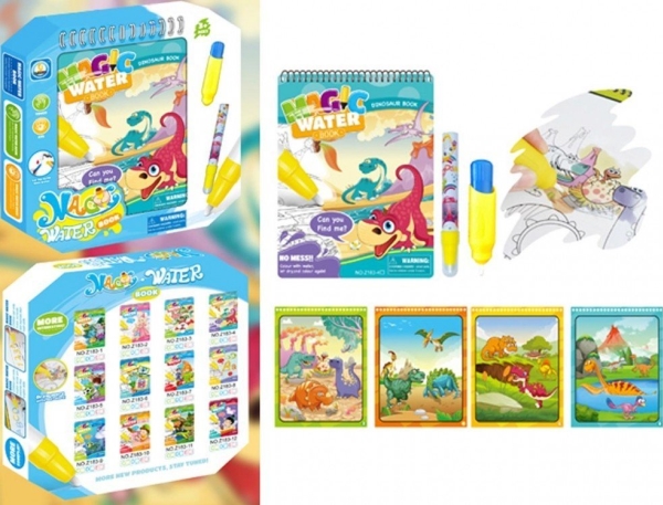 Madej Lille Prinsesse Til Farver. Med Vandmalingstuscher Dino 006972