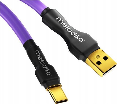 Melodika Melodika Mduac05 Lila A-C Usb-Kabel För Dac / Medicintekniska Produkter - 0,5 M