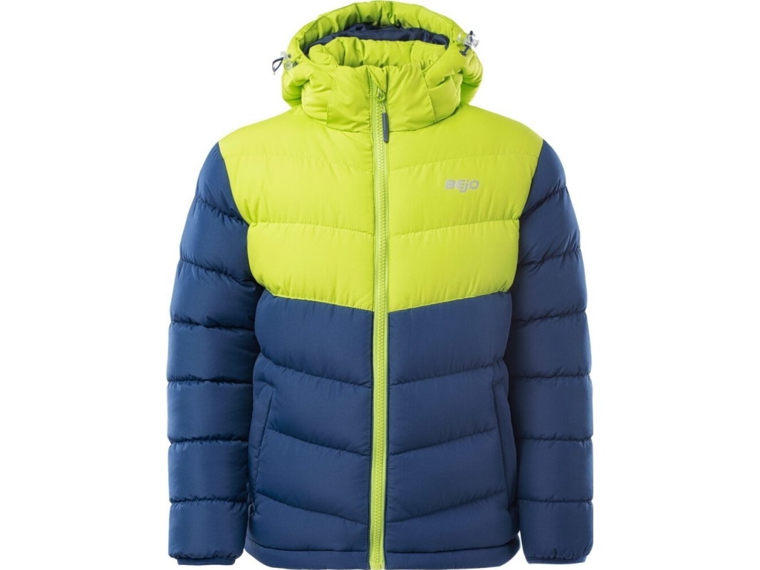 Bejo Kinder Steppwinterjacke Bejo Baldey Ii Kdb Kombi Blau/Lindgrün Größe 122