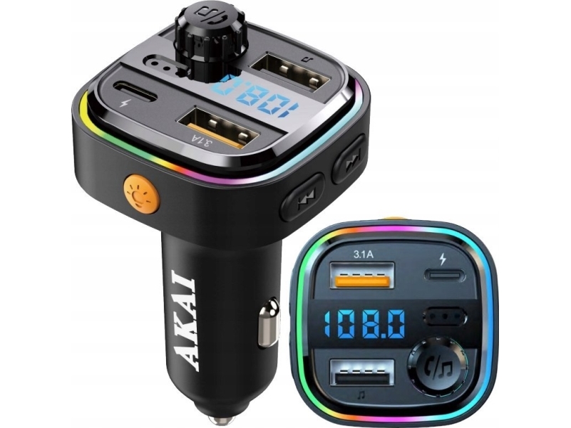 Akai FM-sändare AKAI FMT-26BT Bilsändare | TV, Ljud & Bild - Bärbart ljud & Bild - MP3 spelare | GameStuff