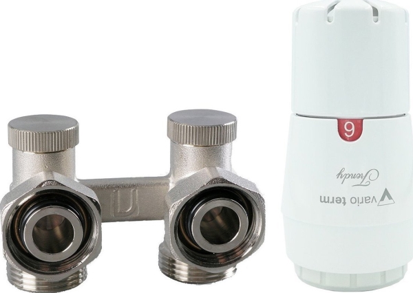 Vario Term termostatvinkelsats 3/4 Vario Term Premium PRNYGS05106C/FK GS05-106 med nipplar GS05106C/FP | VVS Artiklar - Ventiler - Radiatorventiler | GameStuff