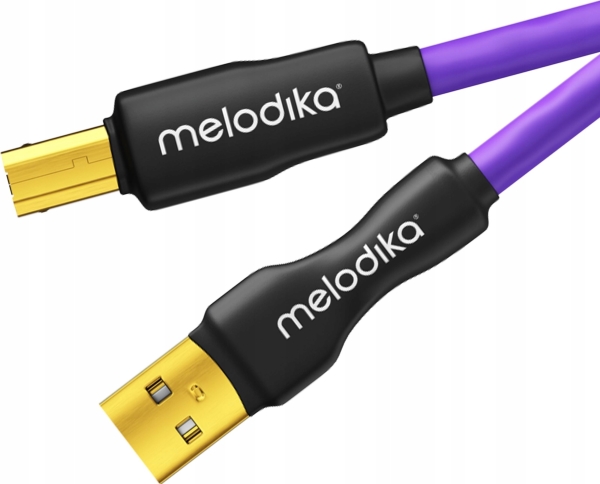 Melodika Melodika Mduab20 Lila Usb 2.0 Typ A-B-Kabel För Dac / Medicintekniska Produkter / Plotters - 2M