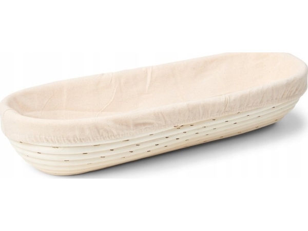 Patisse Ovaler Weidenkorb Mit Textil 41X15 Cm