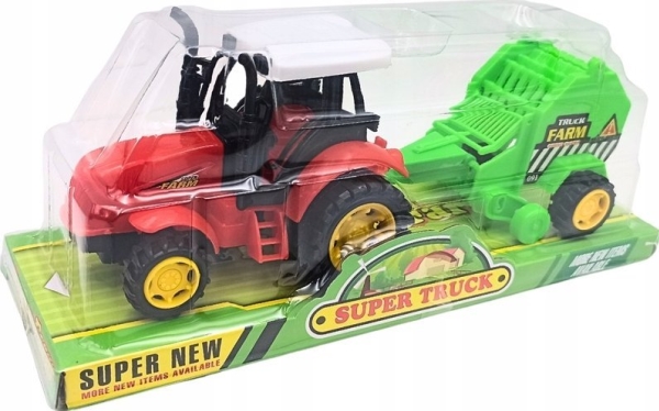 Pegaz Liten traktor med balpress 62995 | Utomhusleksaker - Gå / Löpande fordon - Gå fordon | GameStuff