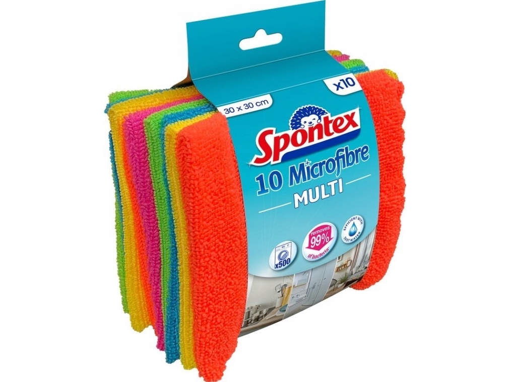 Spontex rengöringstrasor MF Multi 10 st 19700237... | Rengöring - Trasor och liknande - Svampar och skurprodukter | GameStuff