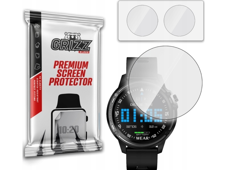 Grizzglass Szkło Hybrydowe Grizzglass Hybridglass Do Smartwatch Wl8