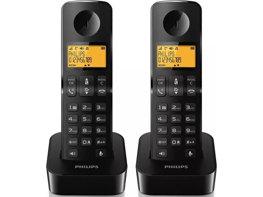 Philips Fastnettelefon Philips D2602b/53 Trådløs Telefon