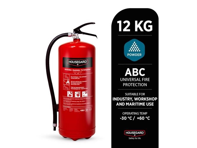 Housegard Feuerlöscher Pulver 12 Kg Pe12pr Abc - 1880030