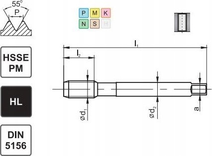 Fanar Vindue G 1/8" Din-5156B Hsse-Pm Hl Mastertap