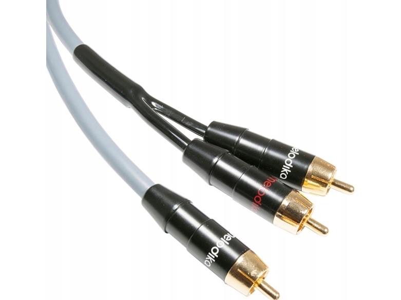 Melodika Y-Subwooferkabel (Rca-2Xrca) Gunmetal 12 M
