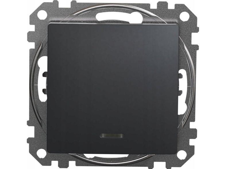 Schneidere Trappekobler Schneider Sedna Design Sdd114106l Med Belysning Sort Antracit Design & Elements