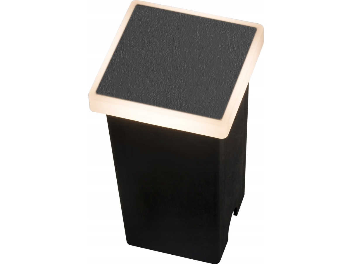 Væglampe Azzardo Alf Square AZ4465 væglampe 1x3W LED 3000K sort/hvid