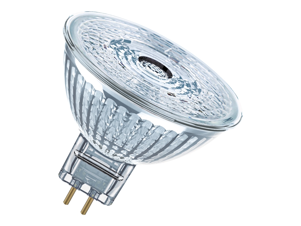 Osram Led Star - Led-Spotlight - Form: Mr16 - Gu5.3 - 3.8 W (Motsvarande 35 W) - Klass F - Svalt Vitt Ljus - 4000 K