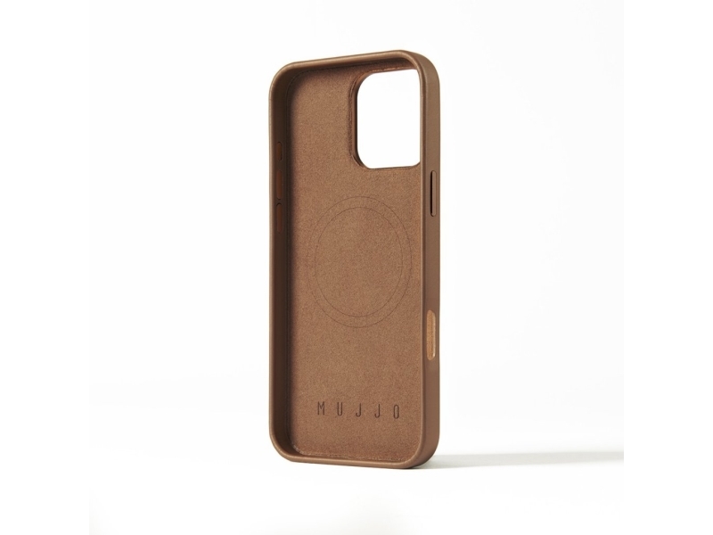 Mujjo Leather Case For Iphone 16 Pro Max - Tan