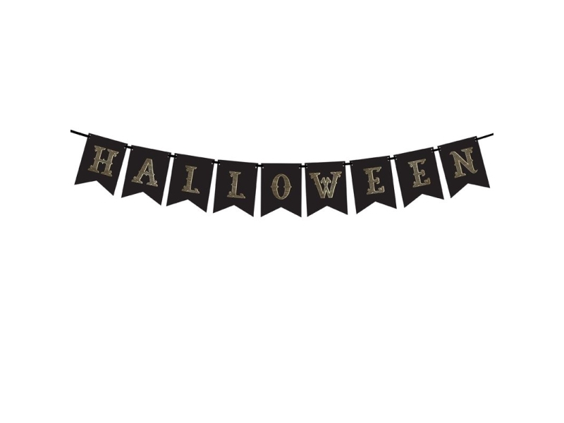 Banner Halloween -Svart-