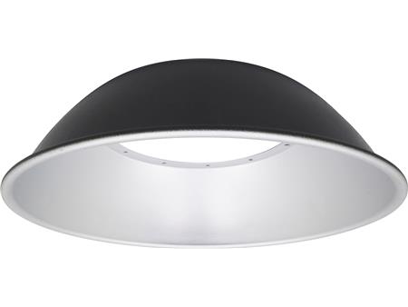 ECOtech High bay Reflektor - Alu, mat sort, Passer til 100W / Ø218 | Belysning - Inomhusbelysning - Armaturer | GameStuff