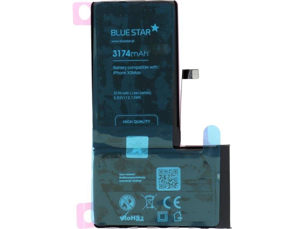 Battery Partner Tele.Com Batteri Til Iphone Xs Max 3174 Mah Polymer Blue Star Hq
