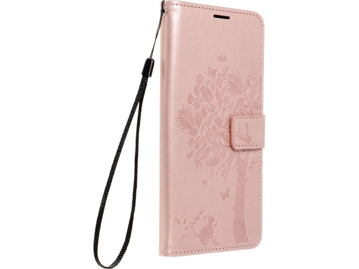 Forcell Forcell Mezzo Bokhylster For Xiaomi Redmi Note 10 Pro Tre I Rosa Gull