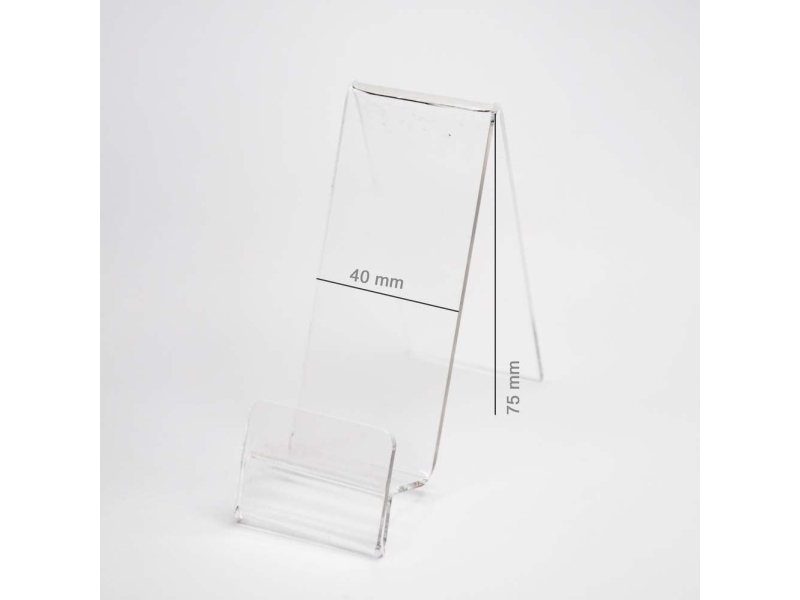Partner Tele.Com Plexi-Telefonständer Mit Preisschild