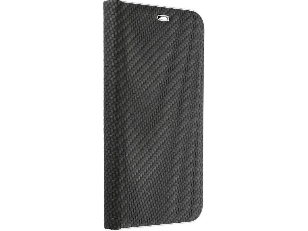 Forcell Forcell Luna Book Carbon Hölsterfodral För Samsung S22 Svart