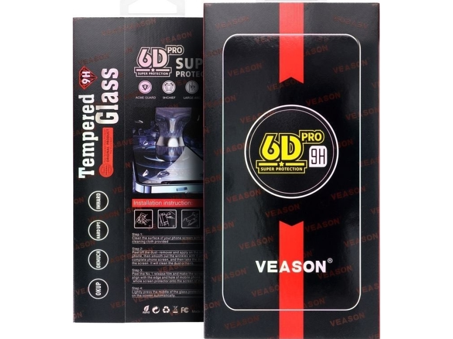 Blueo 6D Pro Veason Hærdet Glas - Til Samsung Galaxy A54 5G / S23 Fe Sort
